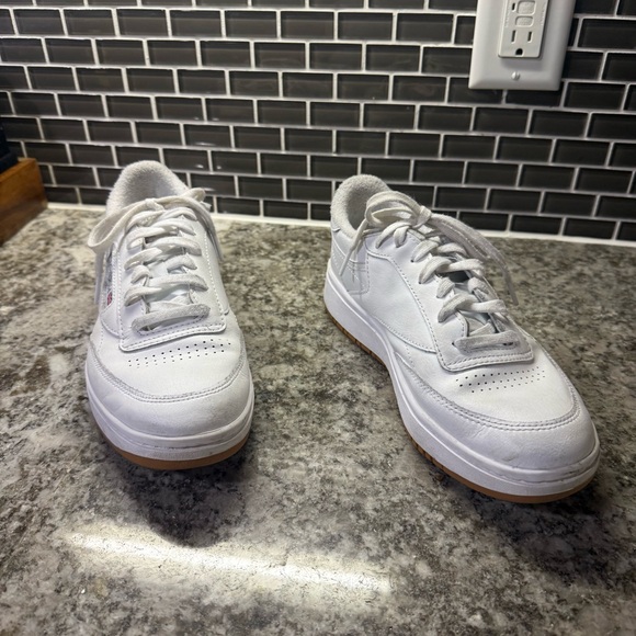 Reebok Women Club C Double Platform Sneaker Size 8.5 White - Picture 5 of 14